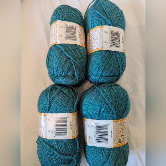 Patons Astra Vintage Yarn 4x 50g Skiens Teal Green/Blue - Picture 5 of 7